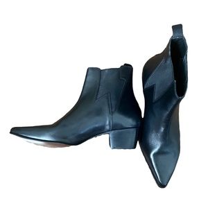 Black asos Chelsea boots